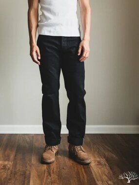 TCB Jeans Late S40's WWII 14oz BKBK Jeans 36/36